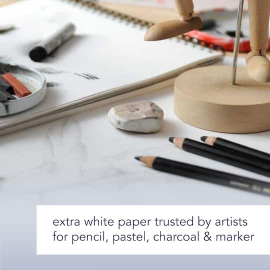 Canson® 1557® Drawing Paper Pad, 9" x 12"